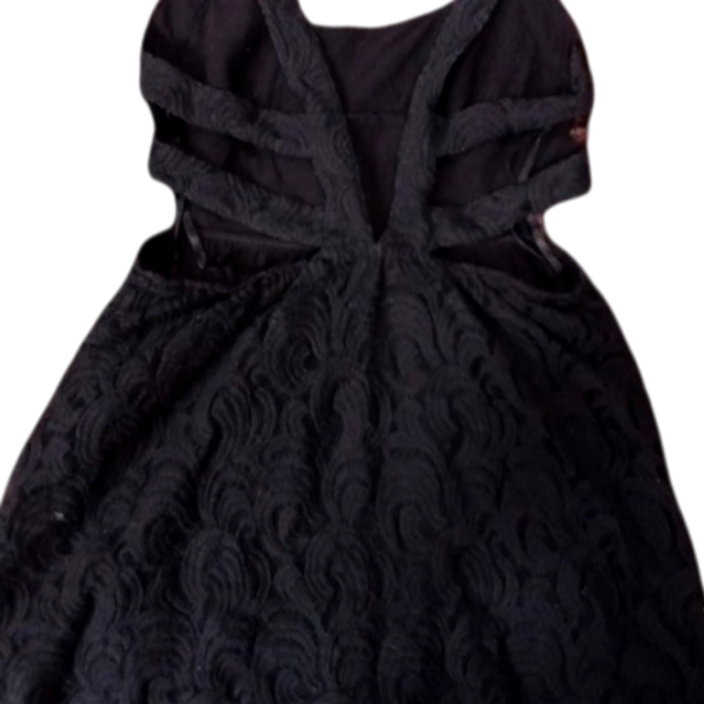 Free People black lace mini dress